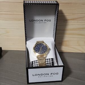 London Fog Inverness Gold Bracelet Watch Men's